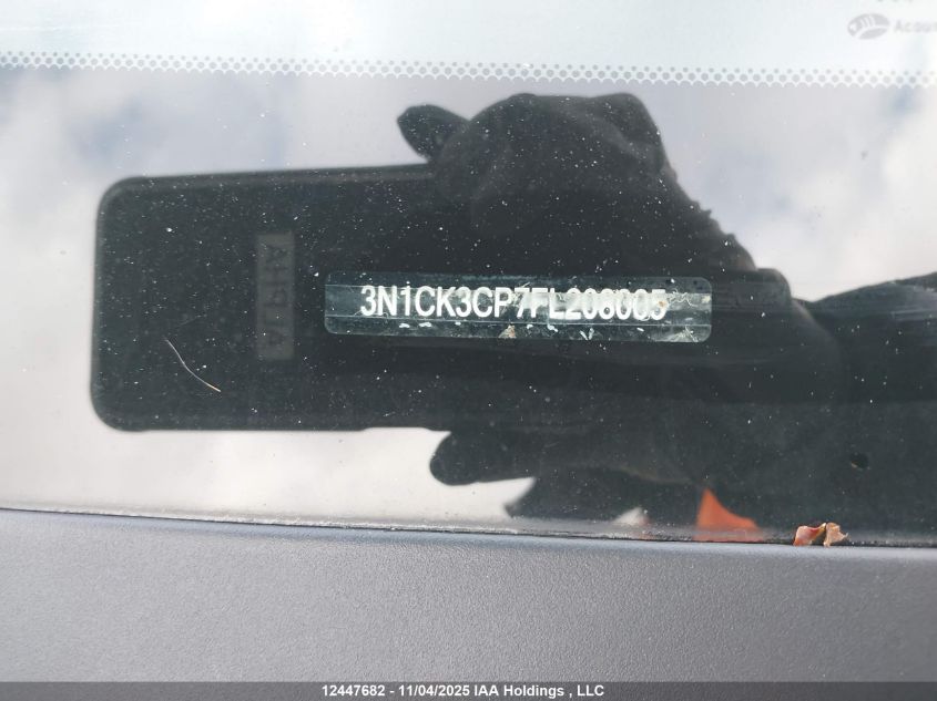 2015 Nissan Micra VIN: 3N1CK3CP7FL208005 Lot: 12447682