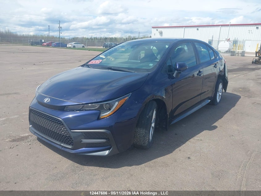Vin: 5yfb4mbexnp124450, lot: 2831489, toyota corolla se 20222