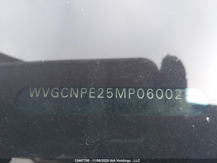 2021 Volkswagen Id.4 Pro VIN: WVGCNPE25MP060026 Lot: 12447708