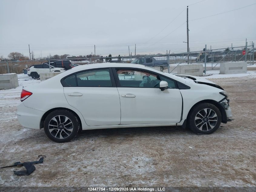 2015 Honda Civic Ex 4Dr VIN: 2HGFB2F59FH013595 Lot: 12447754