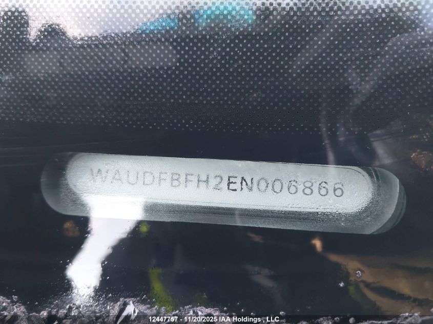 2014 Audi A5 2.0 Progressiv VIN: WAUDFBFH2EN006866 Lot: 12447757