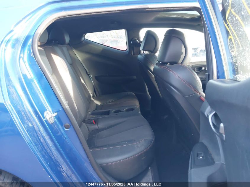 2019 Hyundai Veloster Turbo/Turbo R-Spec/Turbo Ultimate VIN: KMHTH6AB6KU004747 Lot: 12447776