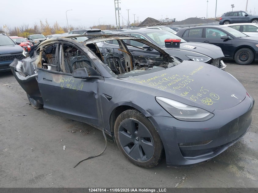 2023 Tesla Model 3 Long Range VIN: LRW3E1EB7PC943233 Lot: 12447814