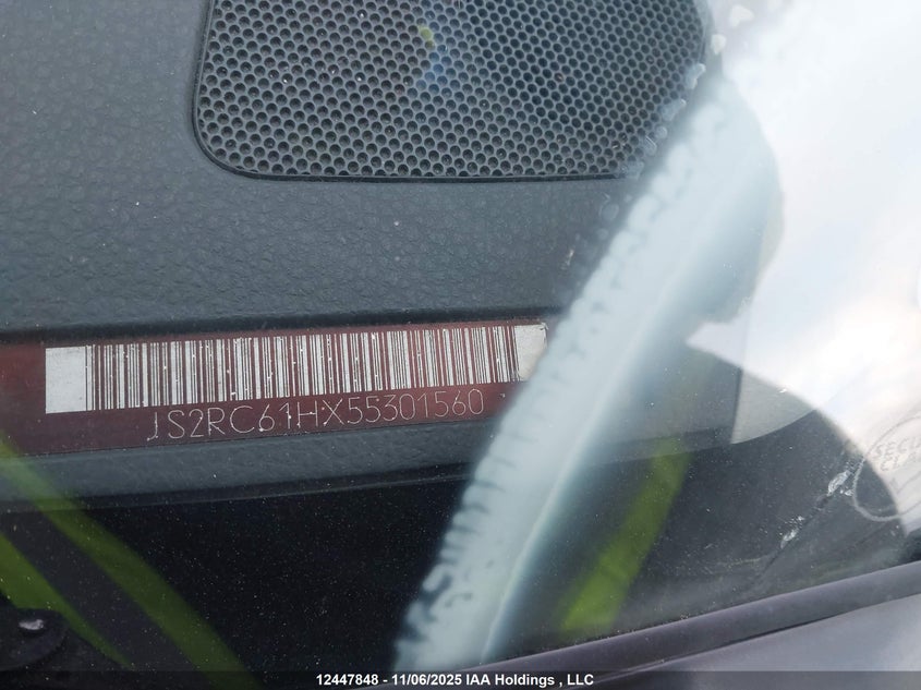 2005 Suzuki Aerio VIN: JS2RC61HX55301560 Lot: 12447848