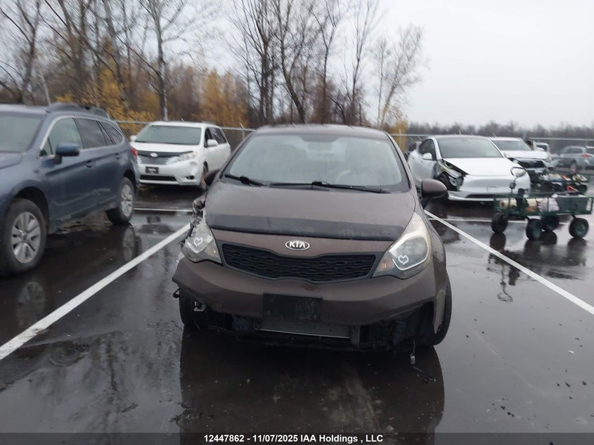 2013 Kia Rio VIN: KNADM4A37D6213033 Lot: 12447862