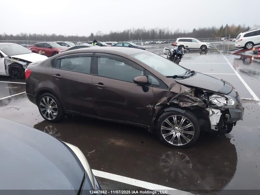 2013 Kia Rio VIN: KNADM4A37D6213033 Lot: 12447862