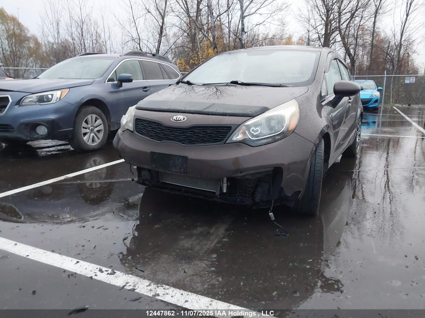 2013 Kia Rio VIN: KNADM4A37D6213033 Lot: 12447862