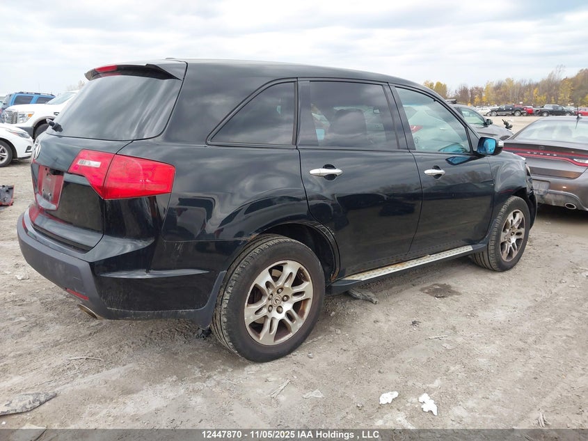 2HNYD28679H005887 2009 ACURA MDX photo no. 4