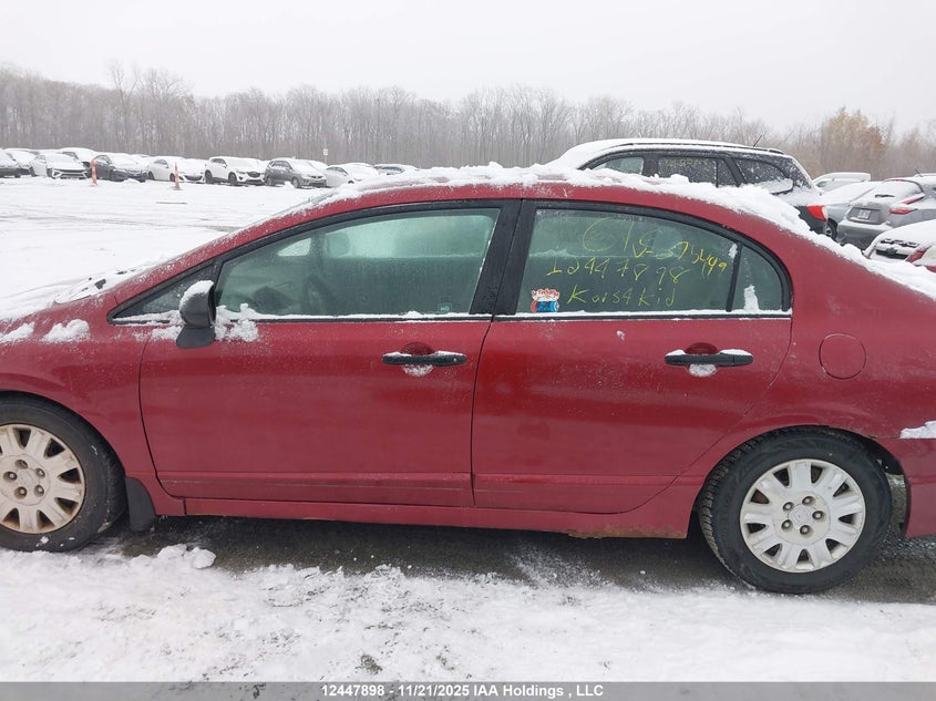 2008 Honda Civic Dx VIN: 2HGFA162X8H025499 Lot: 12447898