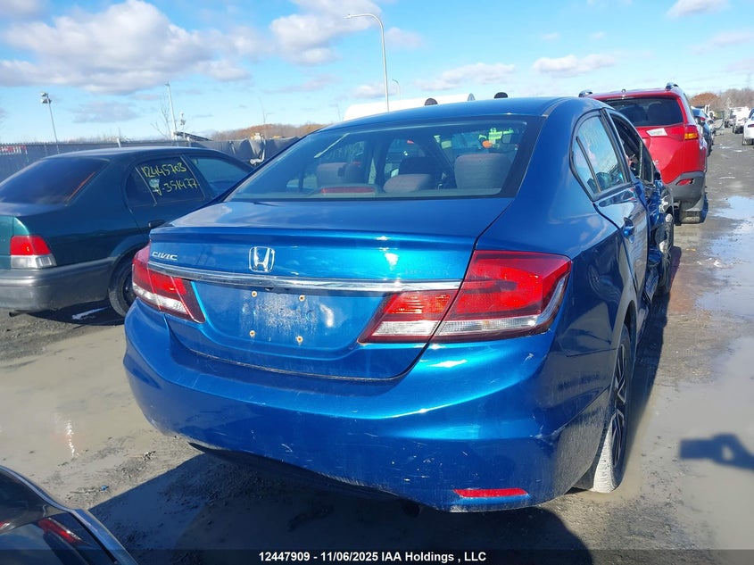 2013 Honda Civic Ex VIN: 2HGFB2F50DH006175 Lot: 12447909