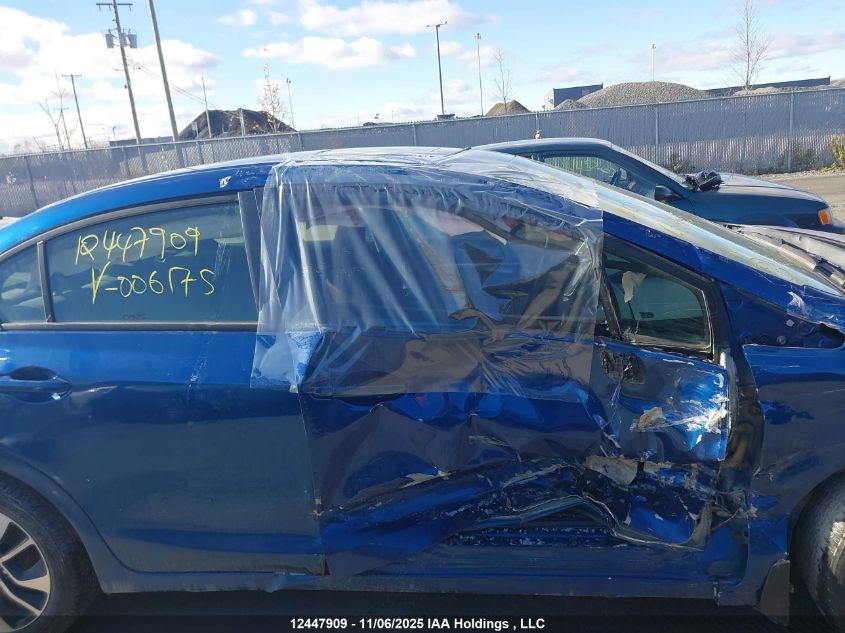 2013 Honda Civic Ex VIN: 2HGFB2F50DH006175 Lot: 12447909