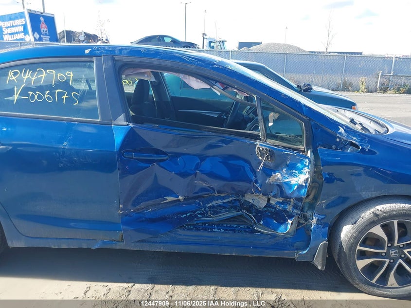 2013 Honda Civic Ex VIN: 2HGFB2F50DH006175 Lot: 12447909