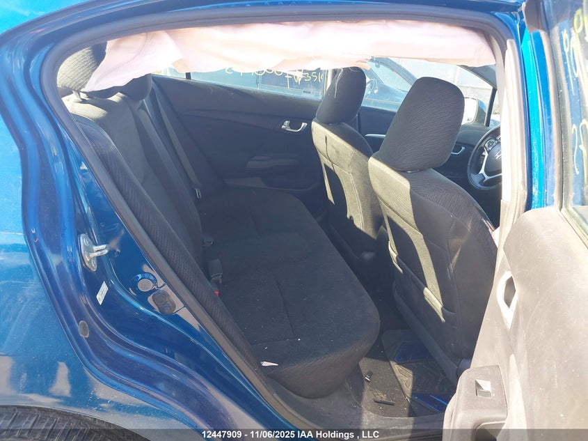 2013 Honda Civic Ex VIN: 2HGFB2F50DH006175 Lot: 12447909