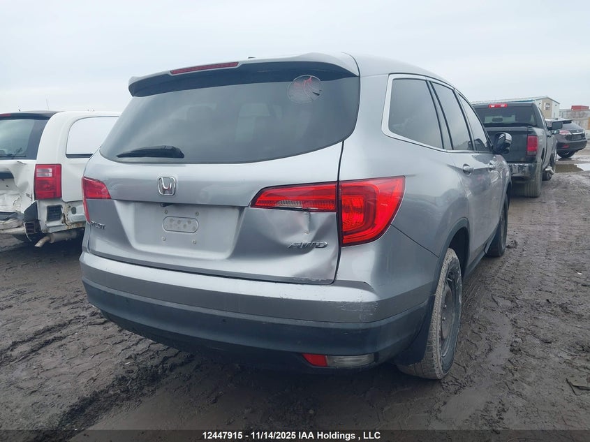 2016 Honda Pilot Ex-L Navi VIN: 5FNYF6H70GB503187 Lot: 12447915