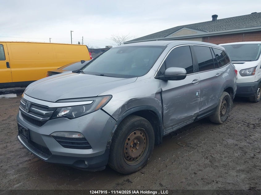 2016 Honda Pilot Ex-L Navi VIN: 5FNYF6H70GB503187 Lot: 12447915