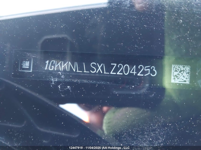 2020 GMC Acadia At4 VIN: 1GKKNLLSXLZ204253 Lot: 12447919