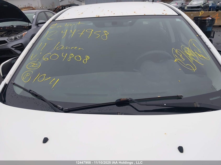 2011 Mitsubishi Lancer VIN: JA32U2FU2BU604808 Lot: 12447958