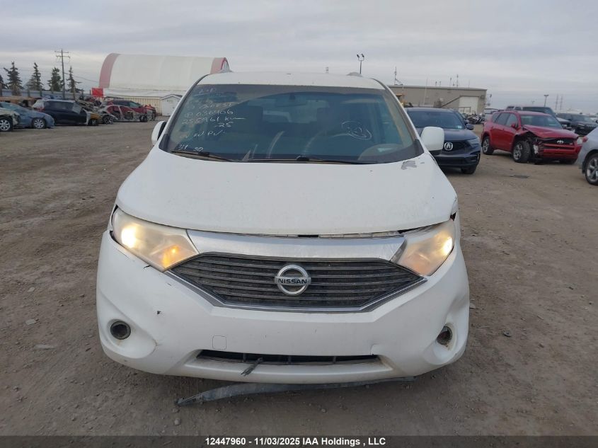 2012 Nissan Quest Sv VIN: JN8AE2KP8C9036406 Lot: 12447960