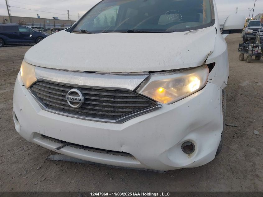 2012 Nissan Quest Sv VIN: JN8AE2KP8C9036406 Lot: 12447960