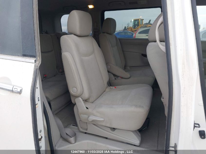 2012 Nissan Quest Sv VIN: JN8AE2KP8C9036406 Lot: 12447960