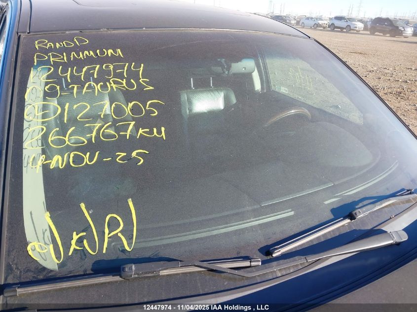 2009 Ford Taurus Limited VIN: 1FAHP28W09G127005 Lot: 12447974