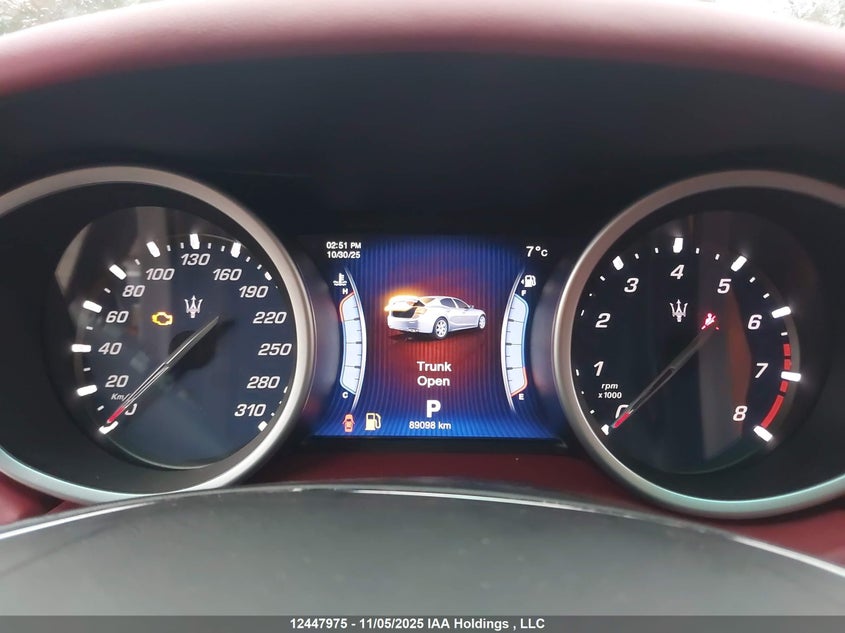 ZAM57RTA6F1156231 2015 MASERATI GHIBLI photo no. 7