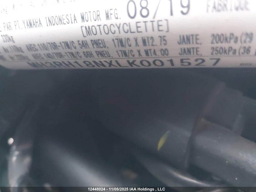MH3RH18NXLK001527 2020 YAMAHA YZF photo no. 13
