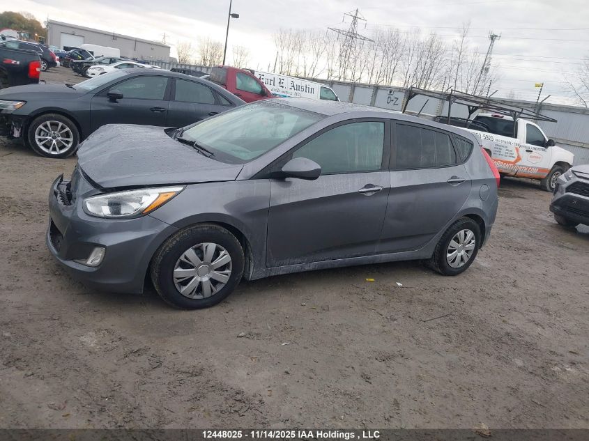 2017 Hyundai Accent Se VIN: KMHCT5AE0HU343127 Lot: 12448025