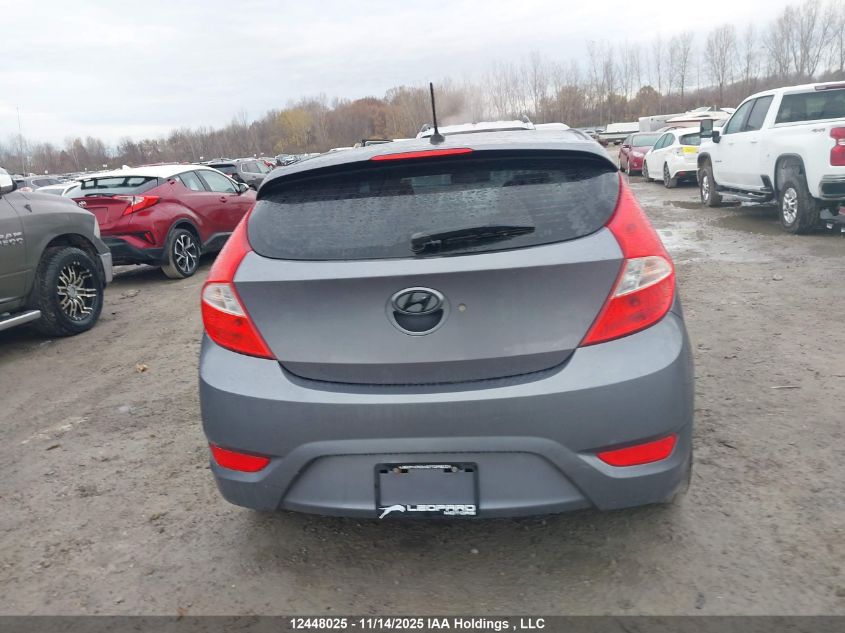 2017 Hyundai Accent Se VIN: KMHCT5AE0HU343127 Lot: 12448025