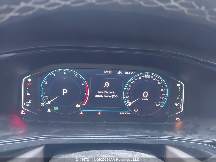 2024 Volkswagen Taos Sel VIN: 3VV4X7B22RM015650 Lot: 12448072