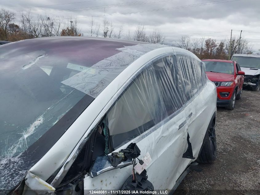 2020 Tesla Model X VIN: 5YJXCDE45LF266385 Lot: 12448081