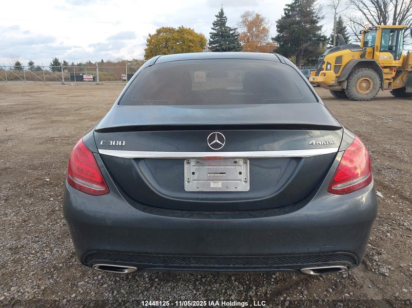2016 Mercedes-Benz C 300 4Matic VIN: 55SWF4KB0GU104822 Lot: 12448125
