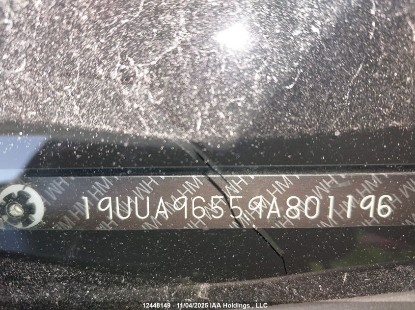 2009 Acura Tl VIN: 19UUA96559A801196 Lot: 12448149