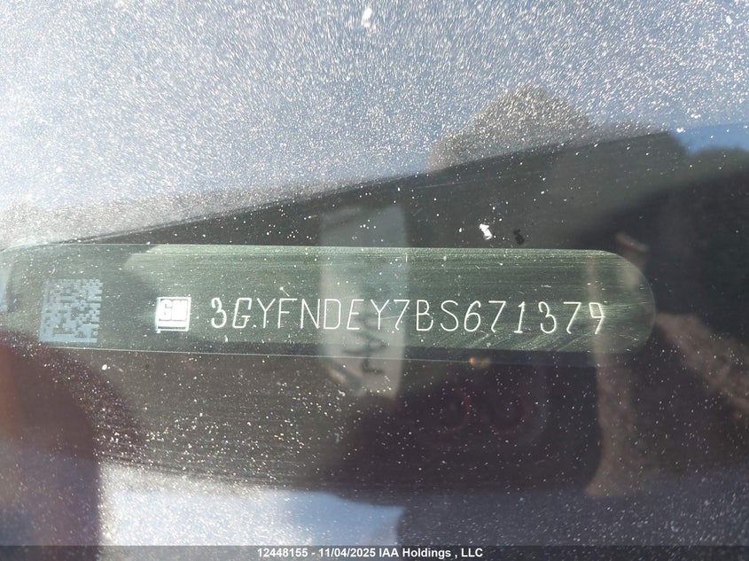 2011 Cadillac Srx Luxury Collection VIN: 3GYFNDEY7BS671379 Lot: 12448155