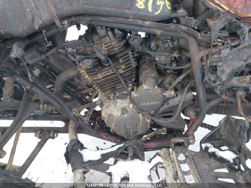 2009 Yamaha Yfm250 R VIN: JY4AG04W29C001112 Lot: 12448156