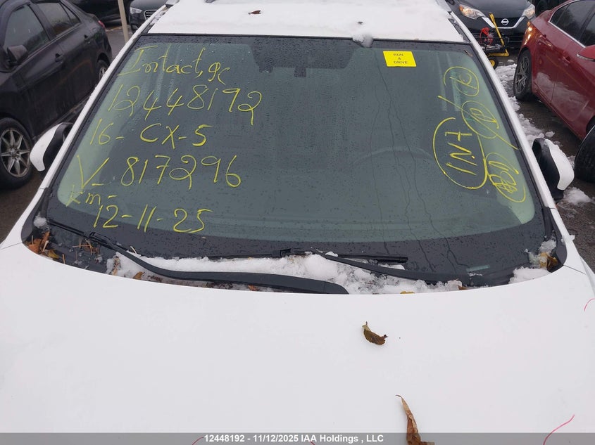 2016 Mazda Cx-5 VIN: JM3KE4CY4G0817296 Lot: 12448192