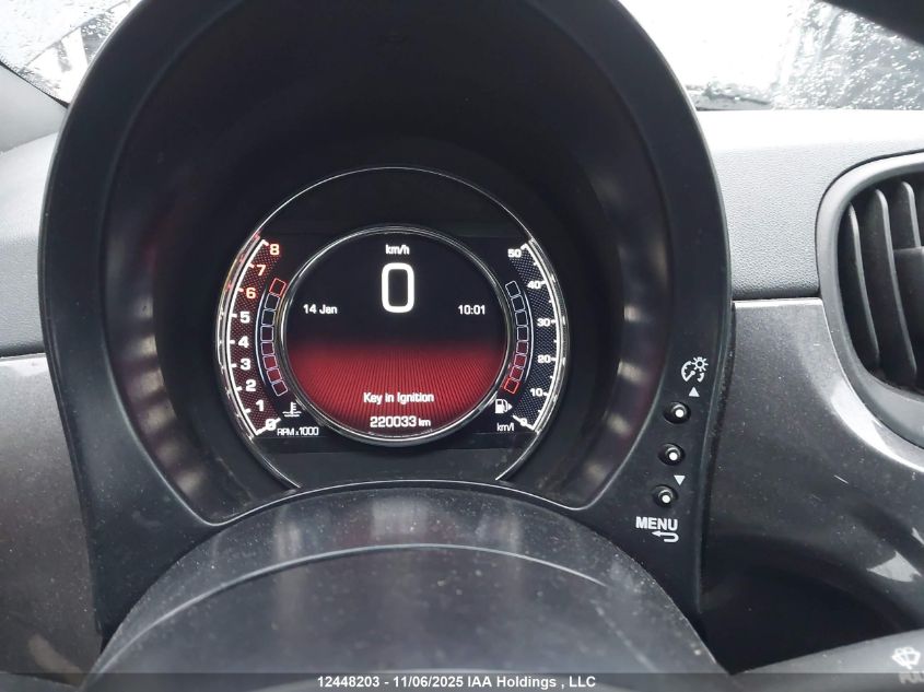 2016 Fiat 500 Sport VIN: 3C3CFFBR5GT120615 Lot: 12448203