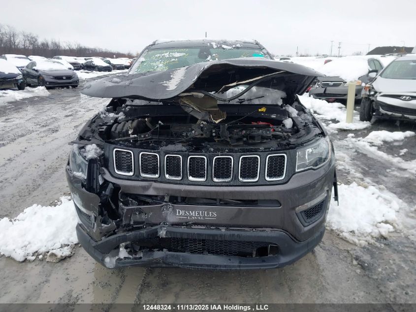 2019 Jeep Compass Sport VIN: 3C4NJDAB2KT834819 Lot: 12448324