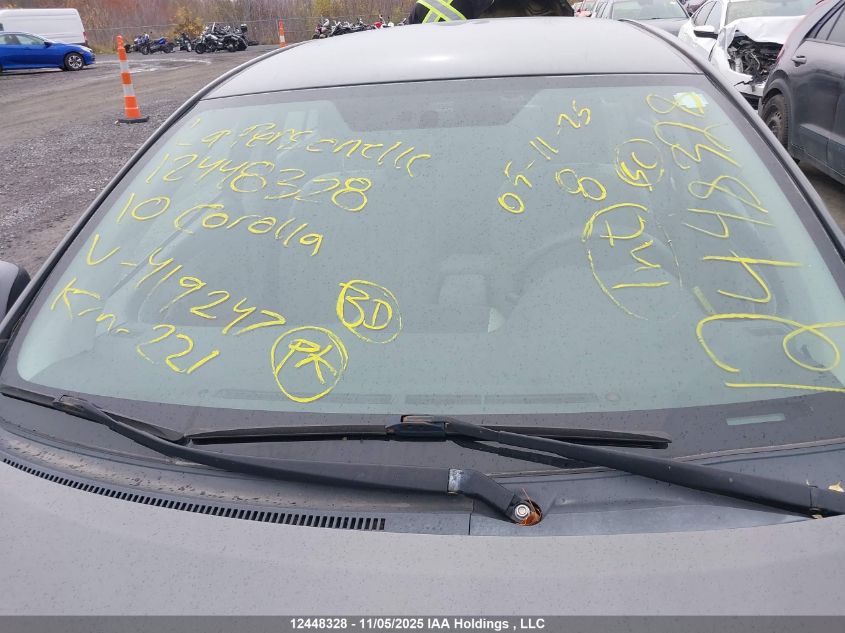 2010 Toyota Corolla S/Le/Xle VIN: 2T1BU4EE1AC419247 Lot: 12448328