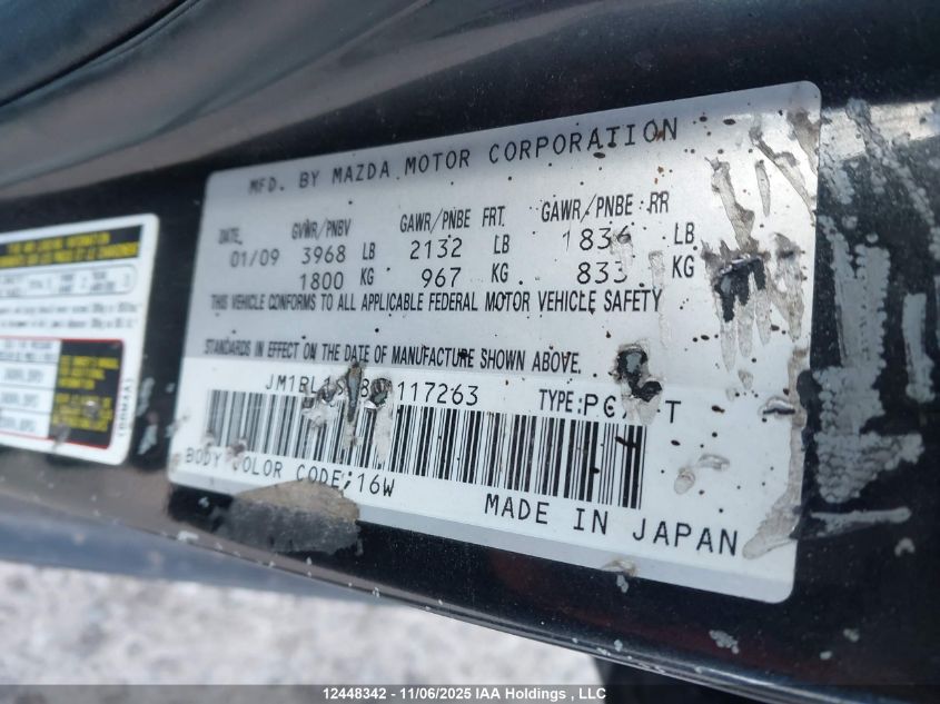 2010 Mazda Mazda3 Gs/Gx VIN: JM1BL1SF8A1117263 Lot: 12448342