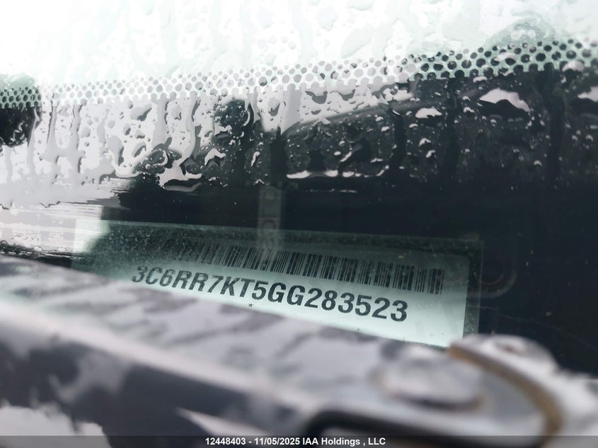 3C6RR7KT5GG283523 2016 DODGE RAM photo no. 19