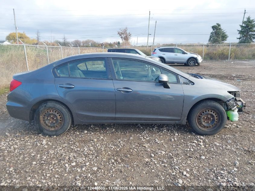 2012 Honda Civic Lx VIN: 2HGFB2F42CH104209 Lot: 12448503