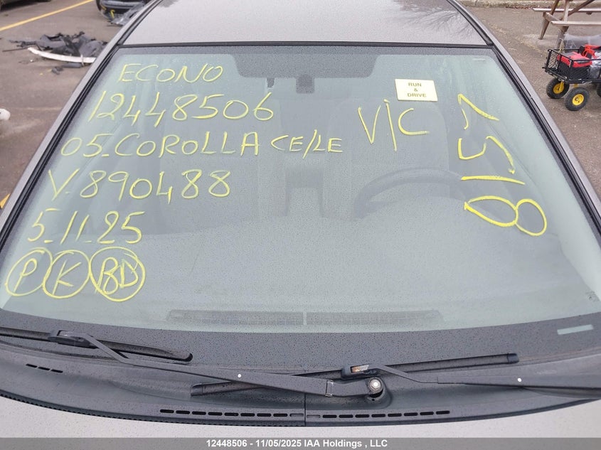 2005 Toyota Corolla Ce/Le/Sport VIN: 2T1BR32E25C890488 Lot: 12448506