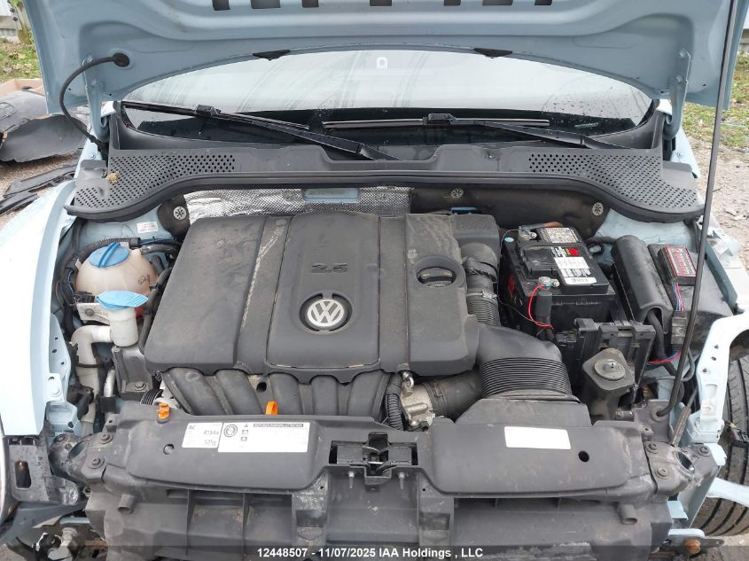 2012 Volkswagen Beetle 2.5L Comfortline/2.5L Highline/Premiere/Premiere+ VIN: 3VWJX7AT0CM626244 Lot: 12448507