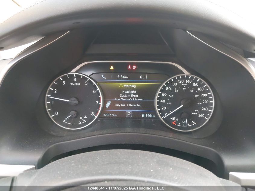 2017 Nissan Murano Platinum/Sl/Sv VIN: 5N1AZ2MH0HN120316 Lot: 12448541