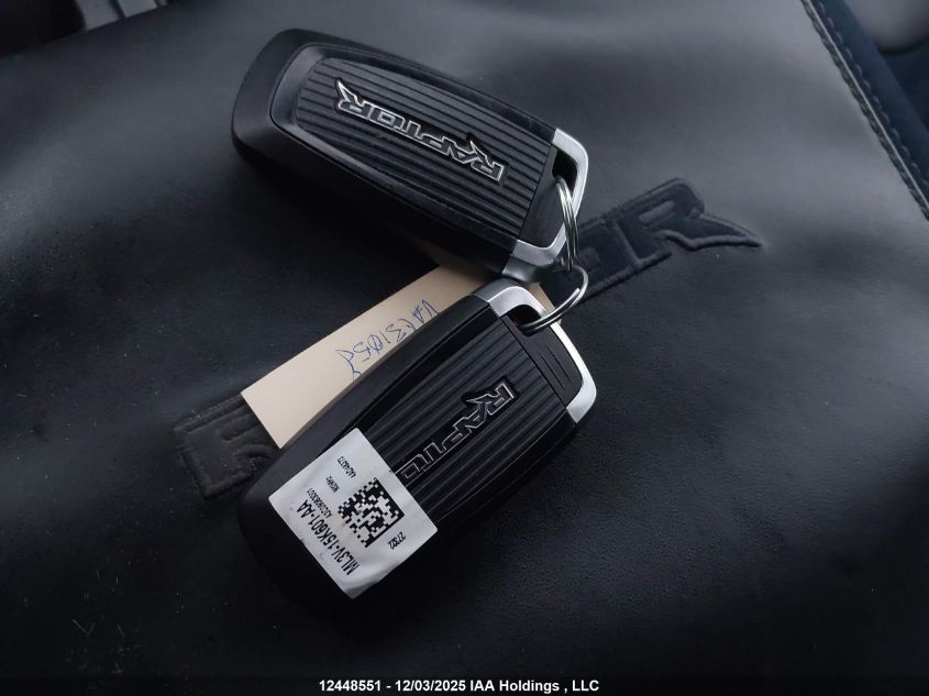 2022 Ford F-150 Raptor VIN: 1FTFW1RG7NFC31058 Lot: 12448551