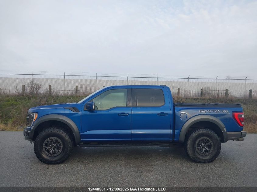 2022 Ford F-150 Raptor VIN: 1FTFW1RG7NFC31058 Lot: 12448551