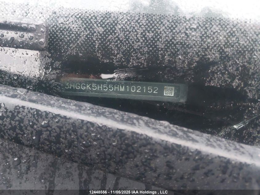 2017 Honda Fit Lx VIN: 3HGGK5H55HM102152 Lot: 12448556