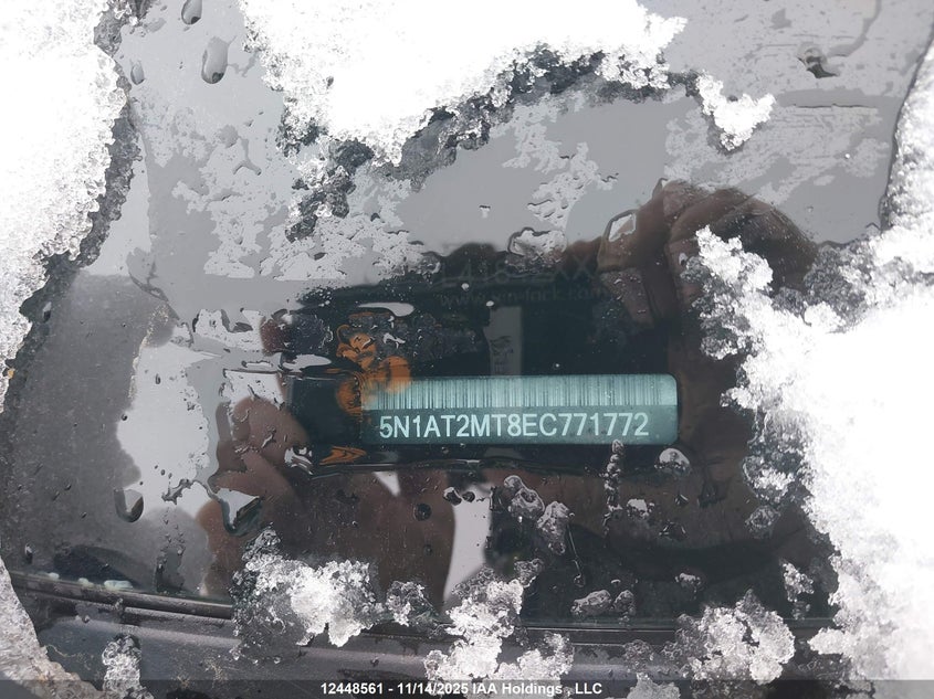 2014 Nissan Rogue VIN: 5N1AT2MT8EC771772 Lot: 12448561