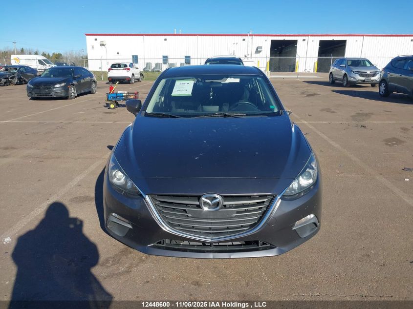 2016 Mazda Mazda3 Gs VIN: 3MZBM1L73GM260103 Lot: 12448600